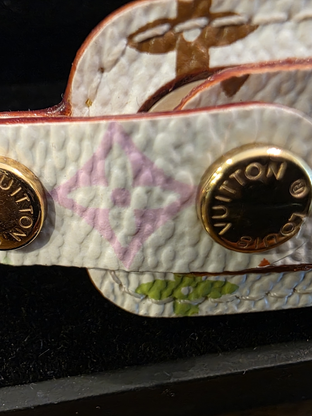 Louis Vuitton Takashi Murakami Multicolor Monogram ID Bracelet Authentic - Picture 5 of 9